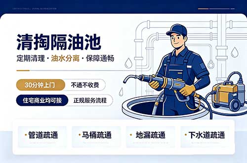 丽水清掏隔油池